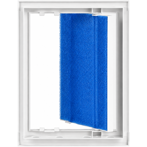 Lüftungsgitter mit Filter aufklappbar 200x300 mm weiß