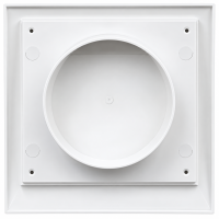 Lüftungshaube 100 mm Weiß Kunststoff mit...